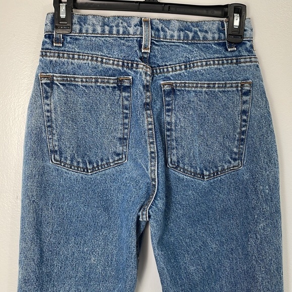 American Apparel The High Waist Jean Medium Marble Wash Size 27 - Picture 4 of 7